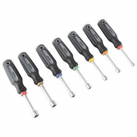 VULCAN Nutdriver Set Mc 7Pc Metric SD-SET-4